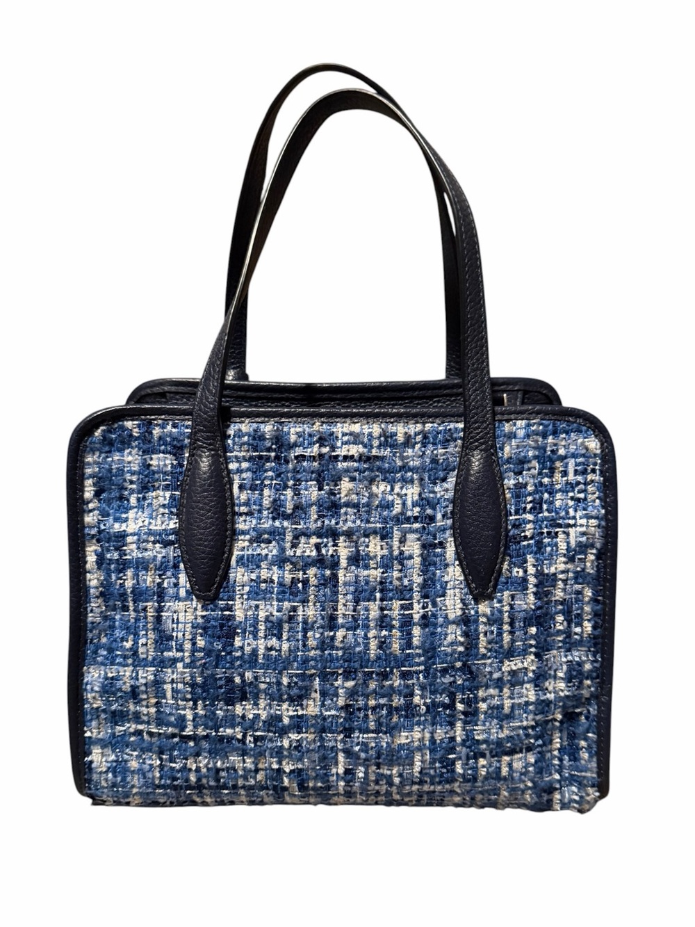 Kate Spade Rowe Tweed Small Top Zip Satchel NWOT - Picture 3 of 8